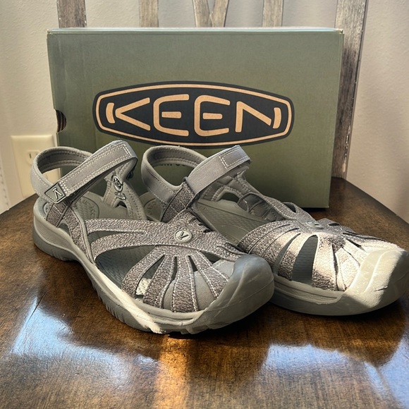 Keen Shoes - Keen Rose Sandals Womens Size 10 Gray Gargoyle Raven Outdoor Hiking Waterproof